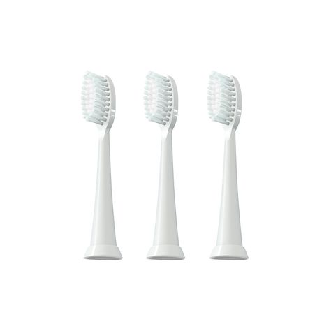 Ultrasonic Toothbrush Heads // Set of 3 (White) Cleaning Station, Toothbrush Replacement Heads, Power Toothbrush, The Tao, Plaque Removal, Sonic Electric Toothbrush, Sonic Electric, Sonic Toothbrush, Manual Toothbrush