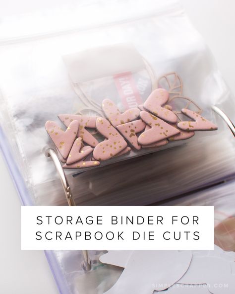 How to Store Die Cuts - Simple Scrapper Scrapbook Room Organization, Craftroom Ideas, Storage Binder, Scrapbooking Room, Craftroom Storage, Floss Organizer, Craft Organisation, Craft Paper Storage, Scrapbook Die Cuts