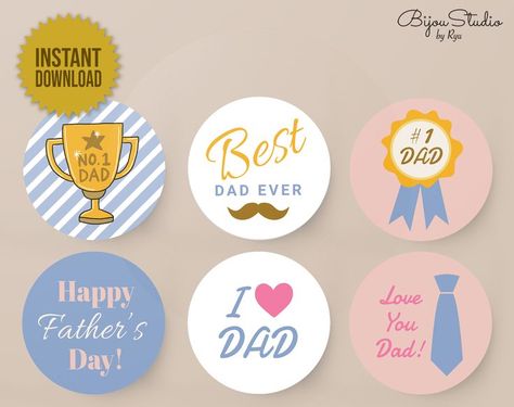 Printable Best Dad Cake Topper Happy Fathers Day Topper - Etsy | Happy fathers day cake, Dad cake, Cake toppers Happy Fathers Day Topper, Fathers Day Topper, Coupon Book Diy, Happy Fathers Day Cake, Spiderman Cake Topper, Happy Birthday Papa, Father's Day Stickers, Cupcake Toppers Free, Birthday Cake Writing