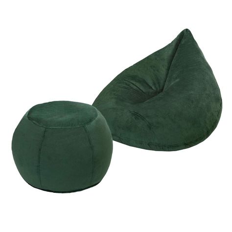 Green Beanbag, Trainer Aesthetic, Plant Wall Diy, Bean Bag Seats, Cool Teen Bedrooms, Kids Room Accessories, Indoor Plant Wall, Affordable Bedroom, Luxury Furniture Design