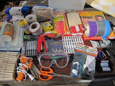 Would you get this for your kids? A list of tinkering tools for kid-directed (no adult-hovering) play. Tinkering Table, Tinkering Station, Tinker Space, Tinker Table, Tinkering Space, Tinker Box, Makerspace Library, Maker Space, Invitation To Play