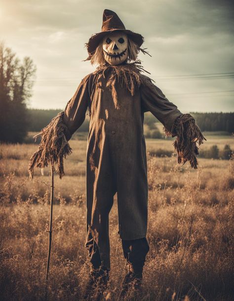 Haunted Scarecrow Costume, Diy Scary Scarecrow Costume, Male Scarecrow Costume, Scarecrow Costume Scary, Scarecrows Costume, Scarecrow Inktober, Halloween Scarecrow Costume, Halloween Cabin, Skeleton Scarecrow