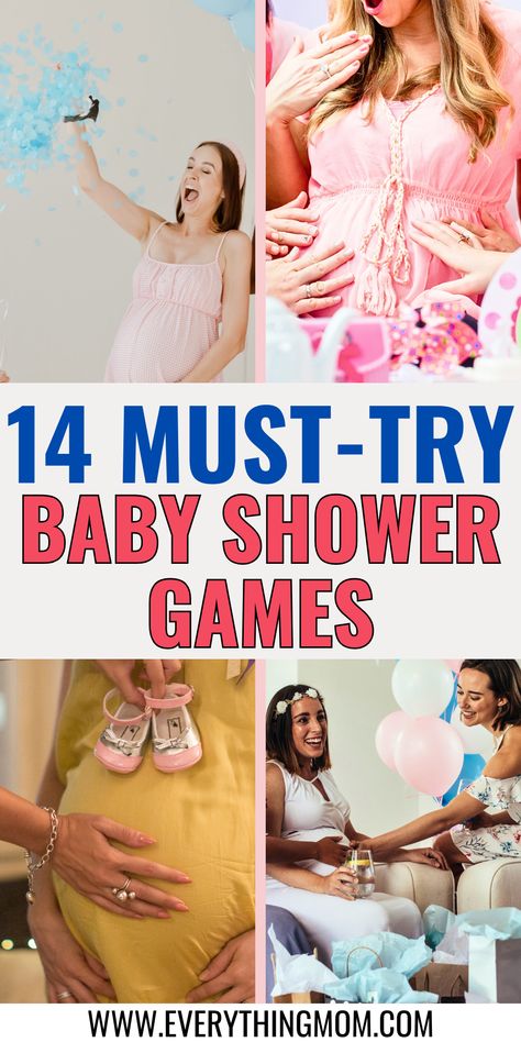 Planning a baby shower? These 14 must-try baby shower games will make the celebration unforgettable! From hilarious games to heartwarming activities, these ideas are perfect for entertaining guests and celebrating the mom-to-be. Make your event memorable and fun—click to find the perfect games to keep everyone laughing and engaged! Kid Baby Shower Games, Baby Shower Games Ideas Activities, Games For Baby Shower Party, Cheap Baby Shower Games, Fun Baby Shower Games Hilarious, Baby Shower Kids Activities, Co Ed Baby Shower Games, Baby Shower Games Ideas, Unique Baby Shower Games