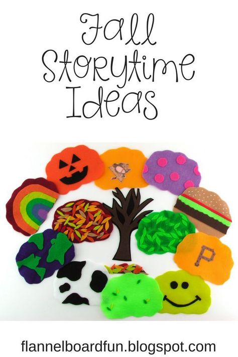 This fall themed felt board set is so perfect for your preschool circle time or library storytime!  Lots of ideas for preschool and toddler songs and activities.  #flannelboardfun #circletime #preschool #storytime #libraryideas Fall Circle Time Activities Preschool, Rainbow Crafts Preschool, Toddler Circle Time, Preschool Circle Time Activities, Library Storytime, Toddler Songs, Storytime Themes, September Themes, Storytime Crafts