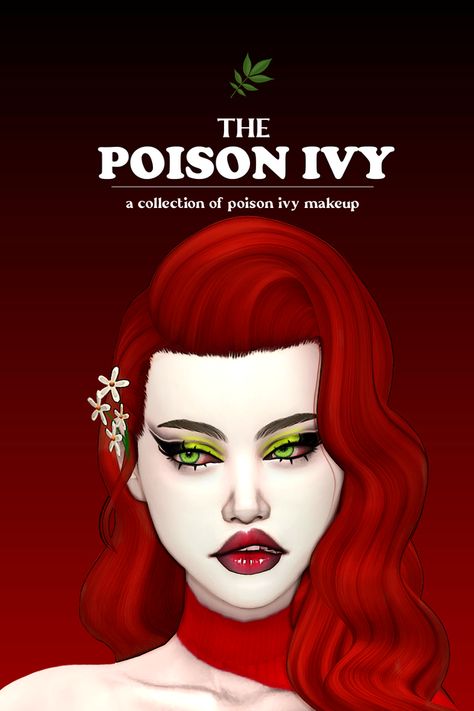 Lady Simmer, Sims 4 Guide, Ivy Makeup, Poison Ivy Makeup, Harley Quinn Makeup, Bratz Doll Outfits, Mod Hair, Cc Mods, The Poison