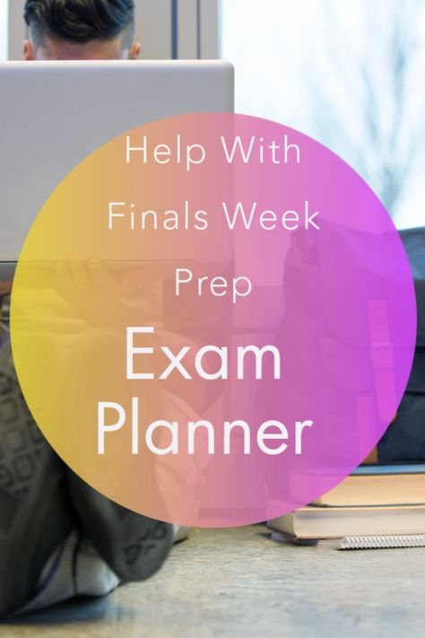 The Exam Planner will help you make plans for exam preparation, project planning, and weekly scheduling. Happy studying! Exam Planner, Finals Week, Exam Prep, Study Plan, Exam Preparation, Study Planner, Weekly Planner, Getting Organized, How To Plan