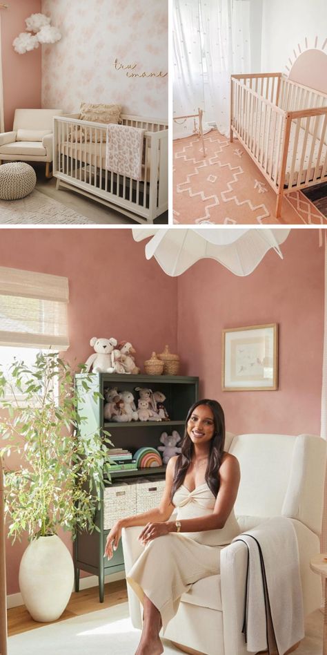 Looking for pink nursery inspo in 2024? You'll love this list of adorable pink nurseries that's filled with design and decor ideas! Vintage Pink Nursery Ideas, Chic Baby Girl Nursery, Pink Nurseries, Pink Nursery Ideas, Pink Baby Nursery, Garden Nursery, Nursery Inspo, Pink Nursery, Baby Boy Rooms