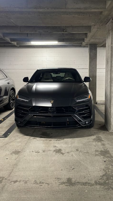 Matte Black Lamborghini Urus, Lambo Urus Interior, Black Lamborghini Truck, Lamborghini Urus Matte Black, Black Truck Aesthetic, Lamborghini Urus Aesthetic, Lamb Truck, Lamborghini Urus Black, Urus Black