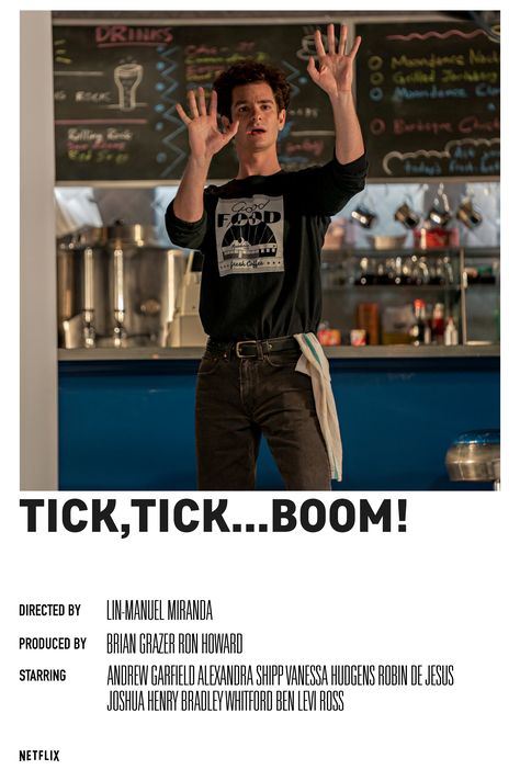 Tick Tick Boom Wallpaper, Tick Tick Boom Aesthetic, Tick Tick Boom Poster, Andrew Garfield Tick Tick Boom, Musicals Posters, Movies Room, Andrew Garfield Movies, Disney Sheet Music, Jonathan Larson