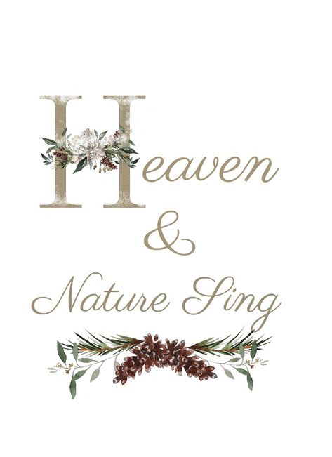 HEAVEN AND NATURE SING Fall Scripture, Stone Gable, Christmas Trimmings, Welcome To Christmas, Music Concerts, Thanksgiving Inspiration, Christmas In Heaven, Christmas Cottage, Natural Christmas