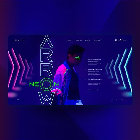 blue / pink / neon / Cyberpunk / ux / UI / landing / page / man Cyberpunk Website Design, Neon Website Design, Cyberpunk Website, Art Deco Website, Neon Website, Ui Landing Page, Blue Website, Neon Poster, Neon Cyberpunk