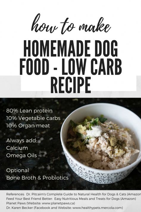 Foundation for making home made cooked dog food.  Includes resources. #healthydogfood Homemade Low Carb Dog Food Recipes, Low Carb Dog Food Homemade, Easy Nutritious Meals, Carbs In Vegetables, Pet Recipes, Cook Dog Food, Doggy Treats, Diy Dog Food, Make Dog Food