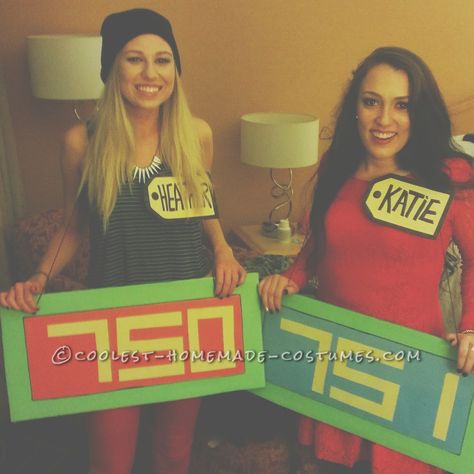 The+Price+is+Right+Contestant’s+Row+Couple+Costume Last Minute Funny Halloween Costumes, Price Is Right Costume, Price Is Right Contestant, Diy Group Halloween Costumes, Halloween 23, Price Is Right Games, Party 2023, Couple Costume, Couples Costume