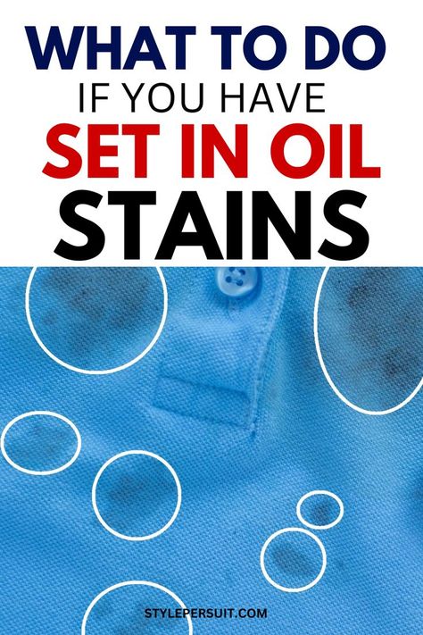 Step-by-step guide to remove oil stains and grease stains from clothes with simple laundry hacks and DIY stain remover solutions for tackling any stain on clothes. Perfect for mastering deep cleaning tips and removing oil out of clothes effectively. Remove Set In Grease Stains From Clothes, Set In Grease Stains Out Of Clothes, Dried Oil Stains Out Of Clothes, Remove Set In Stains From Clothes, Getting Grease Stains Out Of Clothes, Degreaser For Clothes, Remove Old Oil Stains From Clothes, Remove Olive Oil Stains From Clothes, How To Get Grease Spots Out Of Clothes