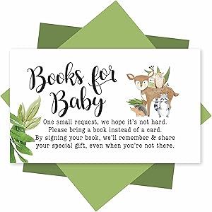 25 Book Request Baby Shower Guest Book Alternative - Woodland Baby Shower Invitation Inserts, Books For Baby Shower Request Cards, Bring A Book Instead Of A Card, Baby Shower Book Request Books For Baby Shower, Baby Shower Guest Book Alternative, Invitation Inserts, Woodland Baby Shower Invitations, Books For Baby, Guest Book Alternative, Baby Shower Guest Book, Baby Shower Guest, Guest Book Alternatives