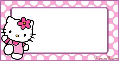 Hello Kitty Invitations - Free Printable Templates - Invitation World | Hello kitty invitations, Hello kitty printables, Hello kitty party Hello Kitty Background For Name Tag, Hello Kitty Name Tags Free Printable, Hello Kitty Birthday Card, Hello Kitty Invitation, Hello Kitty Background, Hello Kitty Invitation Card, Printable Hello Kitty, Hello Kitty Card, Hello Kitty Birthday Invitations