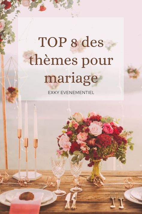 Mariage bohème, champêtre, vintage ? Découvrez plusieurs idées de thèmes.. #mariage #mariagebohème #mariagechampêtre Table Decorations, Art, Organisation