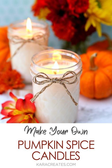 Diy Pumpkin Spice, Pumpkin Spice Candle, Perfect Hostess, How To Make Pumpkin, My Tribe, Fall Craft, Free Labels, Smell Amazing, Easy Craft Projects