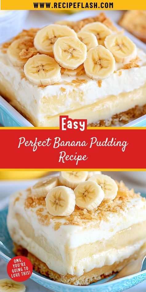 Indulge in the ultimate treat with this Perfect Banana Pudding Recipe! Layered with creamy vanilla custard, ripe bananas, and crunchy wafers, this classic dessert will satisfy your sweet tooth. Perfect for gatherings or family dinners, this banana pudding is a crowd-pleaser that everyone will love. Vanilla Wafers Banana Pudding, Recipes With Banana Pudding, Small Batch Banana Pudding, Banana Recipes Dessert, Banana Desserts Easy, Banana Pudding With Condensed Milk, Banana Dessert Recipes Easy, Banana Pudding With Cream Cheese, Easy Banana Recipes