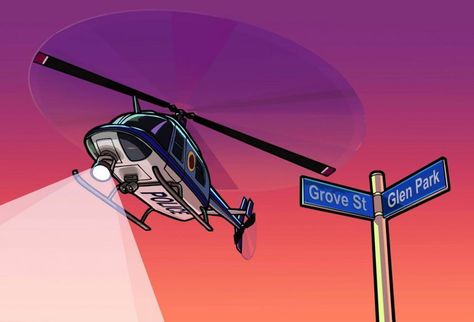 Police Helicopter Art - Grand Theft Auto: San Andreas Art Gallery Grove Street Families, Gta Logic, San Andreas Game, Helicopter Art, Grand Theft Auto Artwork, San Andreas Gta, Grand Theft Auto Games, Boondocks Drawings, Police Helicopter