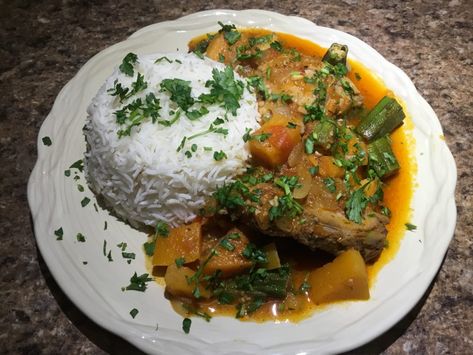 Chicken Drums, Dry Rub For Chicken, The Stew, Butternut Squash Cubes, Bone In Chicken Thighs, Chicken And Butternut Squash, Central Africa, National Dish, Chicken Stew