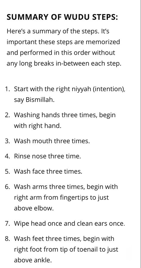 How To Perform Wudu For Women, How To Do Wudu Step By Step, How To Make Wudu Step By Step, How To Wudu, How To Do Wudu For Women, How To Do Wudu, How To Pray In Islam, Wudu Steps For Women, Wudu Steps