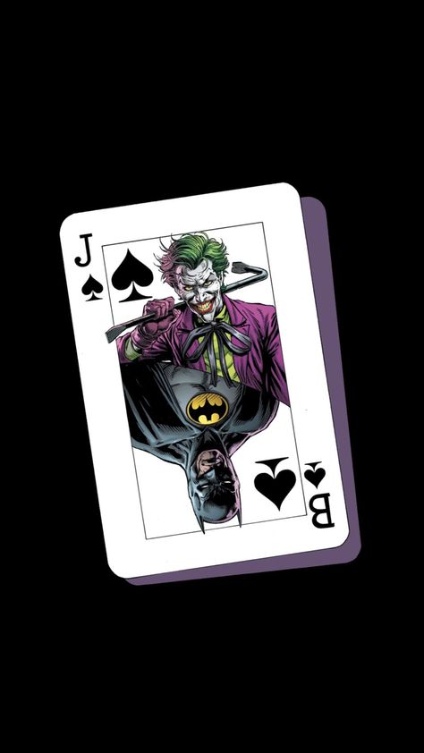 Dc Comics Wallpaper Iphone, Wallpaper Joker, Batman Phone, Joker Cartoon, Iron Man Pictures, Bat Joker, Three Jokers, Batman Joker Wallpaper, Dc Batgirl