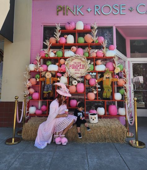 Pumpkin spice and everything nice! 🎃🎀🩷✨️ Had the cutest coffee date with my little bat at the pink pumpkin patch at @pinkrose.cafe 🦇 #Halloween #pinkhalloween #pinkpumpkinpatch #sandiego #sandiegofashionblogger #sandiegopinkpumpkinpatch #thisandyap #spookyszn #spookygirly #glindathegoodwitch #wicked Pumpkin Spice And Everything Nice, Glinda The Good Witch, Pink Pumpkin, Pink Pumpkins, Ig Feed, Pink Halloween, Coffee Date, Pumpkin Patch, The Pink