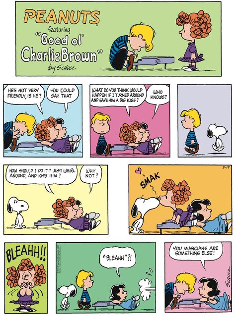 Peanuts dramatic irony Peanuts Snoopy Comics, Charlie Brown Comics, Sally Brown, Snoopy Comics, Snoopy Cartoon, Music Cartoon, Peanuts Comic Strip, Snoopy Funny, Charles Schulz