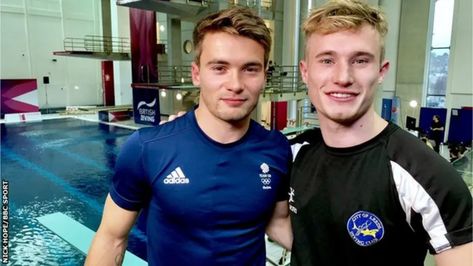 Jack Laugher 'excited' by Dan Goodfellow partnership at British National Diving Cup - BBC Sport Jack Laugher, Chris Mears, Laurie Hernandez, St Mirren, Sporting Legends, Olympic Swimmers, Bbc Sport, Commonwealth Games, Olympic Sports