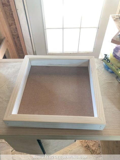 Build A Shadow Box Frame, Diy Wood Shadow Box Frame, Diy Frame Picture Handmade, Diy Box Frame, How To Build A Shadow Box Display Case, How To Build A Shadow Box Diy, Shadow Box Diy How To Make A, Diy Shadow Box Frame How To Make, How To Make A Shadow Box Diy