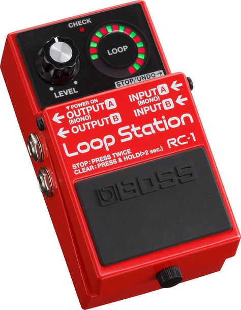 RC-1: Loop Station - Look No Further. The Answer for Looping is BOSS! Loop Pedal, Guitar Pedal Board, Guitar Pedal Boards, Pedals Guitar, Boss Pedals, Trip The Light Fantastic, Pedal Boards, Object Heads, Pedal Board