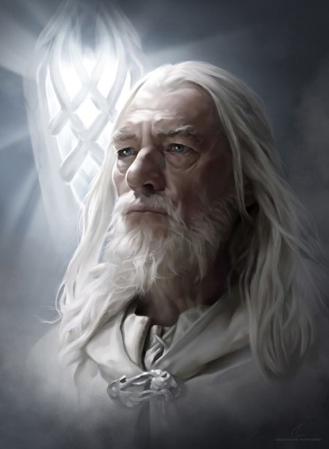 ArtStation - GANDALF WHITE, Snezhana Mirkwood White Hummingbird, Gandalf The White, Lord Of The Rings Tattoo, J.r.r. Tolkien, John Howe, Hobbit Art, Gandalf The Grey, Middle Earth Art, Hummingbird Necklace