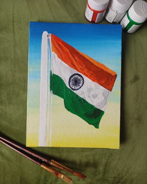 Independence Day Canvas Painting, Republic Day Art, Water Pollution Poster, Happy 75th Independence Day, Pollution Poster, Wall Painting Flowers, 75th Independence Day, Diwali Drawing, Pencil Arts