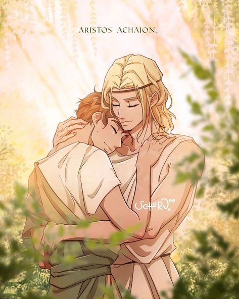 Achilles X Patroclus, Patroclus And Achilles, Whatsapp Wallpapers Hd, Greek Mythology Humor, Greek Mythology Gods, Achilles And Patroclus, Greek Gods And Goddesses, Gay Books, Greek And Roman Mythology