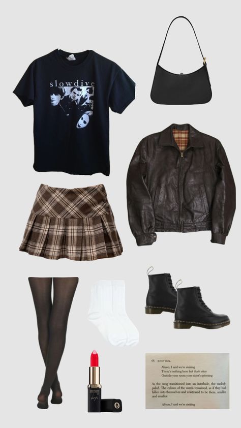 slowdive concert outfit #concertoutfit #outfitinspo Slowdive Concert, Dark Outfits, Concert Outfit, Fitness Inspo, Fall Winter, My Style, Concert, Outfit Inspo, Beauty