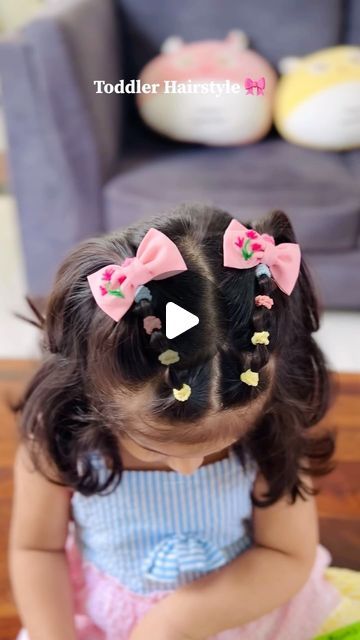 Shanaya Singh on Instagram: "Toddler Hairstyle 🎀
Hair clips from @the.11.11.bow.company 

#toddlerhairstyles #toddlerhairdo #toddlerhairstyle #toddlerhair #hairideas #toddlerhairideas #hairbows #embroideredbow #kidshairaccessories #hairaccessories #hairtutorial #tutorial #tutorials #hairtutorialvideo 

Hair style for toddlers, toddler hairdo, hair ideas, hair styles, toddler hair do, tutorials, hair videos for kids, everyday hair style" Hairbow Hairstyles, Easy Toddler Hairstyles, Everyday Hair, Toddler Hairstyles Girl, Hair Do, Hair Videos Tutorials, Kids Hair Accessories, Everyday Hairstyles, Toddler Hair