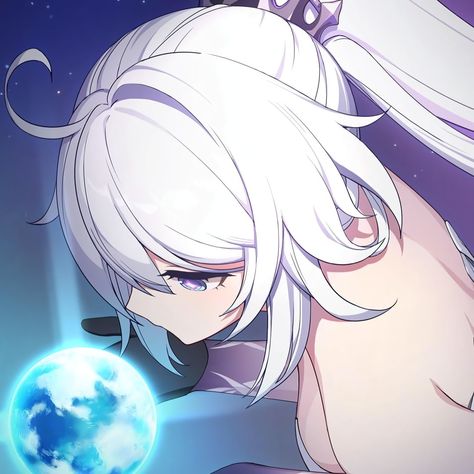 Herrscher Of Finality, Kiana Kaslana, Honkai Impact 3rd, Alien Stage, Honkai Impact, Anime Character, Moon, Anime, Blue