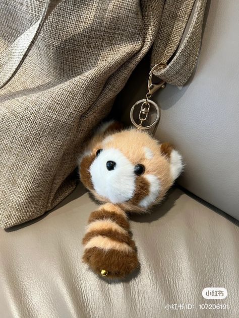 Kids Toy Shop, Sock Toys, Cat Pose, Cute School Supplies, What In My Bag, Cute Stuffed Animals, Cute Keychain, Cute Little Things, Red Panda