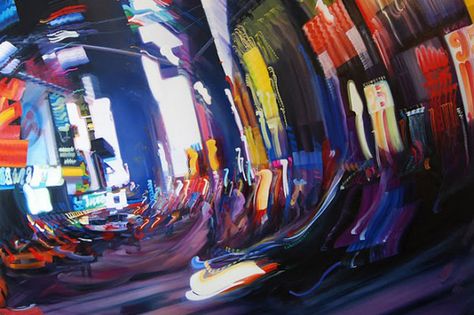 Alexandra Pacula, Urban Painting, Colossal Art, A Level Art, Cinematic Photography, Radiohead, Perfect World, Red Aesthetic, City Lights