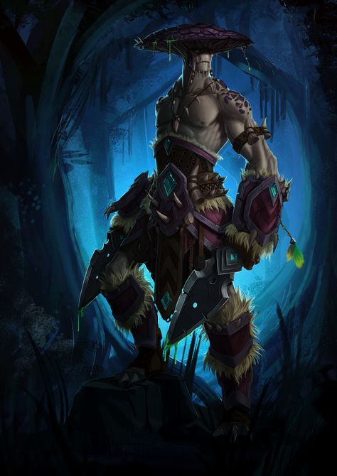 ArtStation - Amantian Rogue, Tom Bruck Mushroom People, Dnd Races, Fantasy Races, Dungeons And Dragons Characters, Dungeons And Dragons Homebrew, The Mushroom, Fantasy Creatures Art, Fantasy Monster, My Class