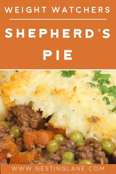 Shepherds Pie Recipe Healthy, Weight Watchers Casserole, Weight Watchers Meals Dinner, Shepherd's Pie Recipe, Ww Meals, Weight Watchers Meal Plans, Meals Dinner, Weight Watchers Chicken, Carrots Celery