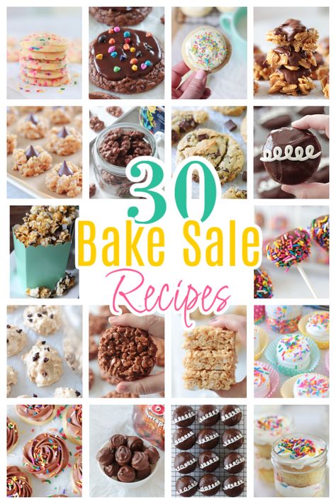 Bake Sale Brownie Packaging, Selling Cookies At Craft Fair, Desserts For Bake Sale Ideas, Bake Sale Recipes Fundraiser, Bake Sale Pies, Summer Bake Sale Treats, Easy Cookies For Bake Sale, Easy Desert Ideas Quick Dessert Recipes No Bake, Bake Sale Treats Easy