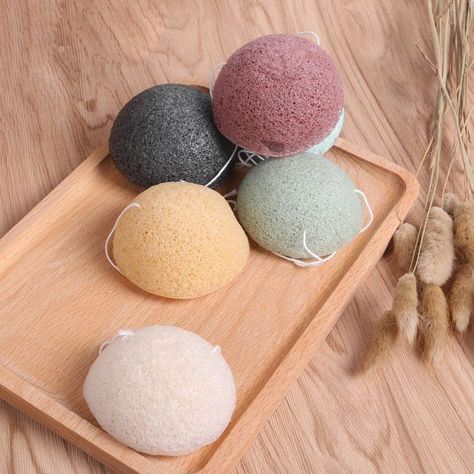 Sponge Aesthetic, Girlies Aesthetic, Vegan Skin Care, Natural Sponge, Eco Friendly Beauty, Konjac Sponge, Belle Beauty, Cleansing Face, Dubai Life