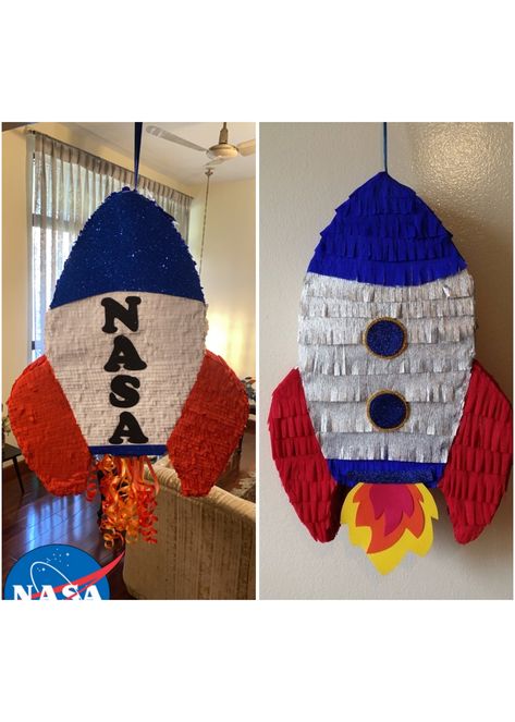 Birthday Party Space, Shopkins Party Decorations, Pinata Diy, Rocket Party, Space Party Decorations, Shopkins Birthday Party, Astronaut Party, Shopkins Birthday, Piñata Ideas