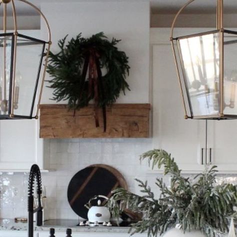 Beata Rodriguez - home decor, design & DIY’s on Instagram: "There is still time to grab these viral wreaths! I love using them year after year in my kitchen on my counter stools, yet they still look like new. I’m obsessed with how realistic they look, and you can’t forget about my Norfolk pine wreath that I used on top of my kitchen hood and actually all over my house. There are still a few left in stock, so grab yours before they’re all gone. To shop this reel ⬇️ ⭐️Comment: LINK For the links to be sent to your DM⭐️ Other ways to shop: -click the link on my bio and tap shop my Amazon Storefront or SHOP MY INSTAGRAM ON LTK -download the free app @shop.ltk and follow @myhousefromscratch . . #christmasdecor #christmasvibes #holidaydecor #holidaydecor #kitchendecor #kitchen #christmaskit Stove Vent Hood, Christmas Beef, Stove Vent, Norfolk Pine, Kitchen Hood, There Is Still Time, Pine Wreath, Christmas Kitchen Decor, Kitchen Hoods