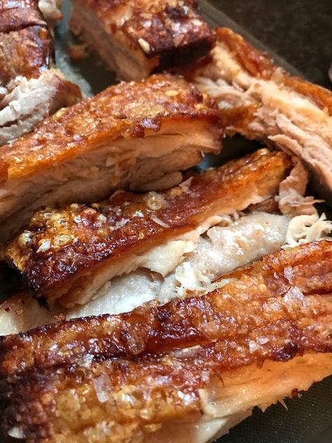 The Crackliest of Pork Crackling! Pork Crackle, Roast Pork Crackling, Crackling Recipe, Pork Crackling, Pig Trotters, Pork Leg, Pregnancy Cravings, Pork Roast, Best Of The Best