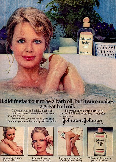 Johnson Baby Oil, Retro Beauty, Beauty Ad, Vintage Cosmetics, Retro Ads, Aesthetic Japan, Vintage Makeup, Old Magazines, Old Ads