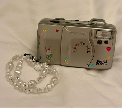 stickers make everything better (camera model: pentax espio 90mc) Pentax Camera, Image Swag, Electronics