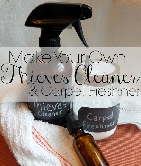 Looking for a way to clean your house and leave it smelling terrific? This DIY thieves cleaner is easy to make and great to clean with!  I recently started seeing a new chiropractor, her office Natural Laminate Flooring, Diy Thieves, Thieves Oil, Thieves Cleaner, Carpet Freshener, Carpet Cleaning Solution, Diy Essentials, Carpet Cleaning Hacks, Cleaner Recipes